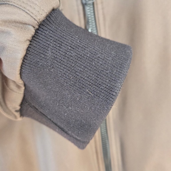 Calvin Klein Mens Classic Zip-Front Ripstop Bomber Jacket Tech XL Dark Tan - Picture 7 of 15